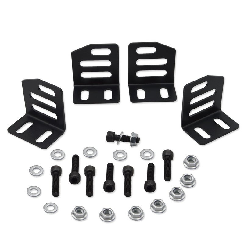 Wsays Universal Super Low Down Side Adjustable Mount Brackets Compatible with RNG Recaro Racing Bride Seat - Image 1
